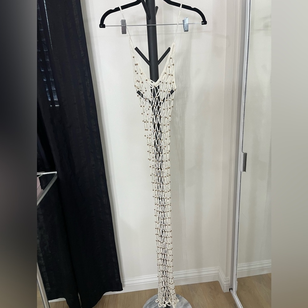 Hot Miami Styles swim beaded cover up